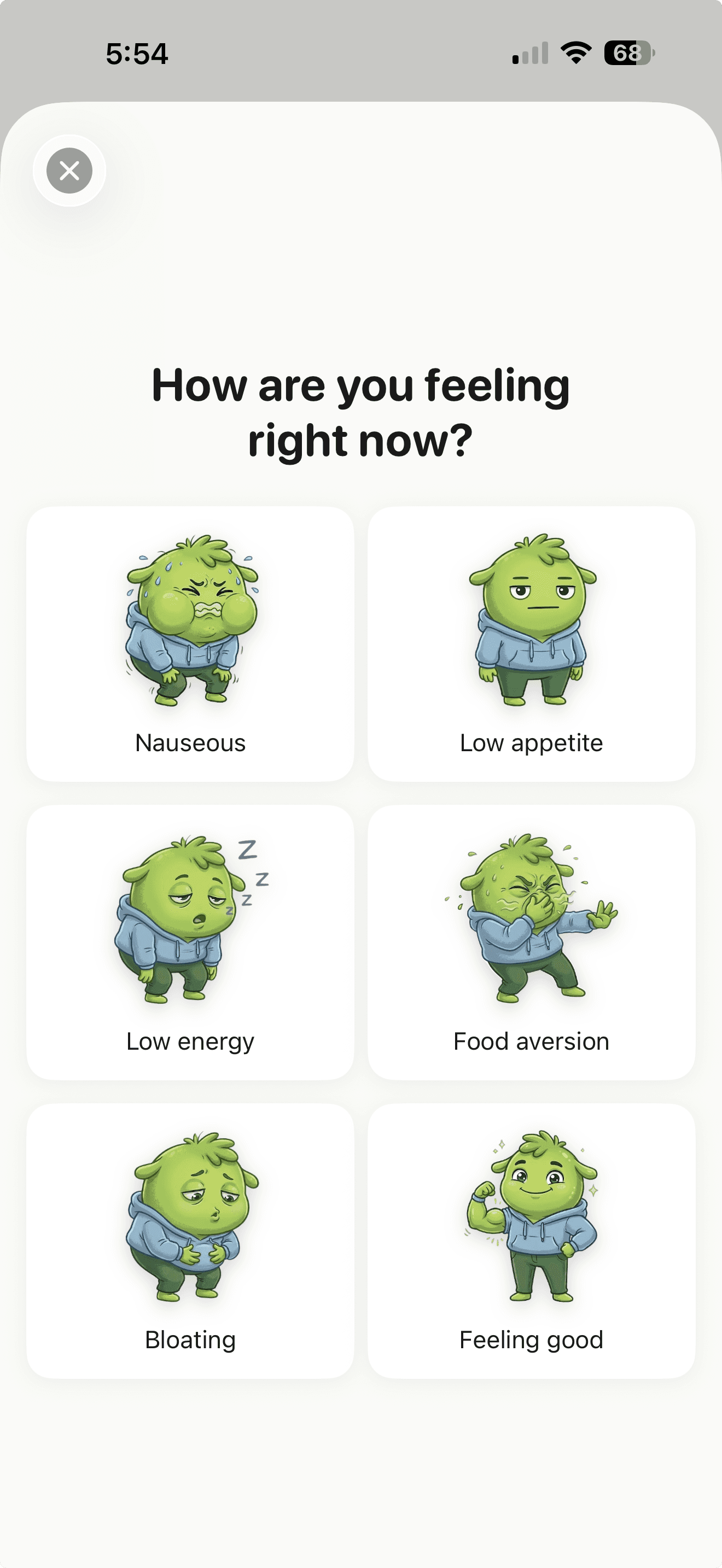 PurePantry progress screen